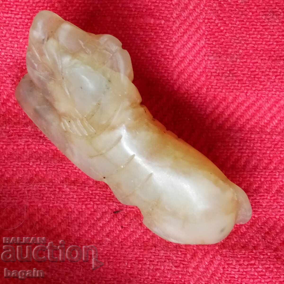 Παράδοση Αρχαίο κινέζικο φυλαχτό από νεφρίτη