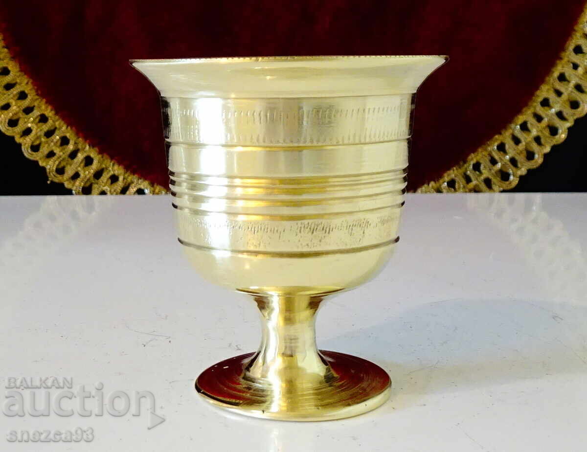 Cană masivă din bronz, mojar de farmacie - 5