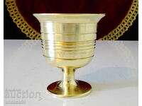 Cană masivă din bronz, mojar de farmacie