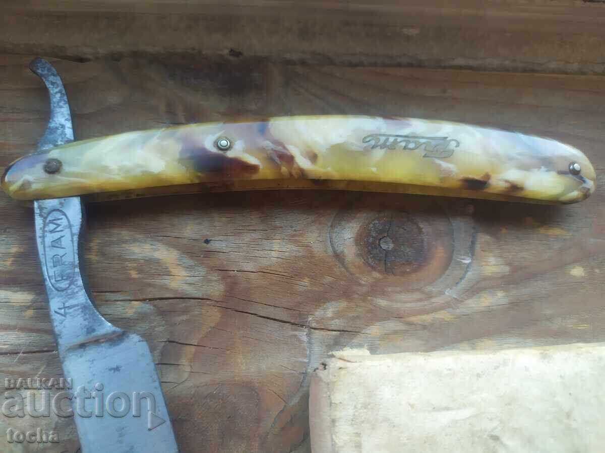 Auction  Old Solingen razor, for collection, well-preserved