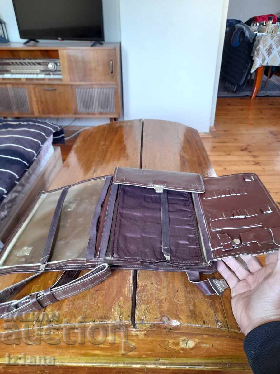 Delivery of Old commander's, officer's bag