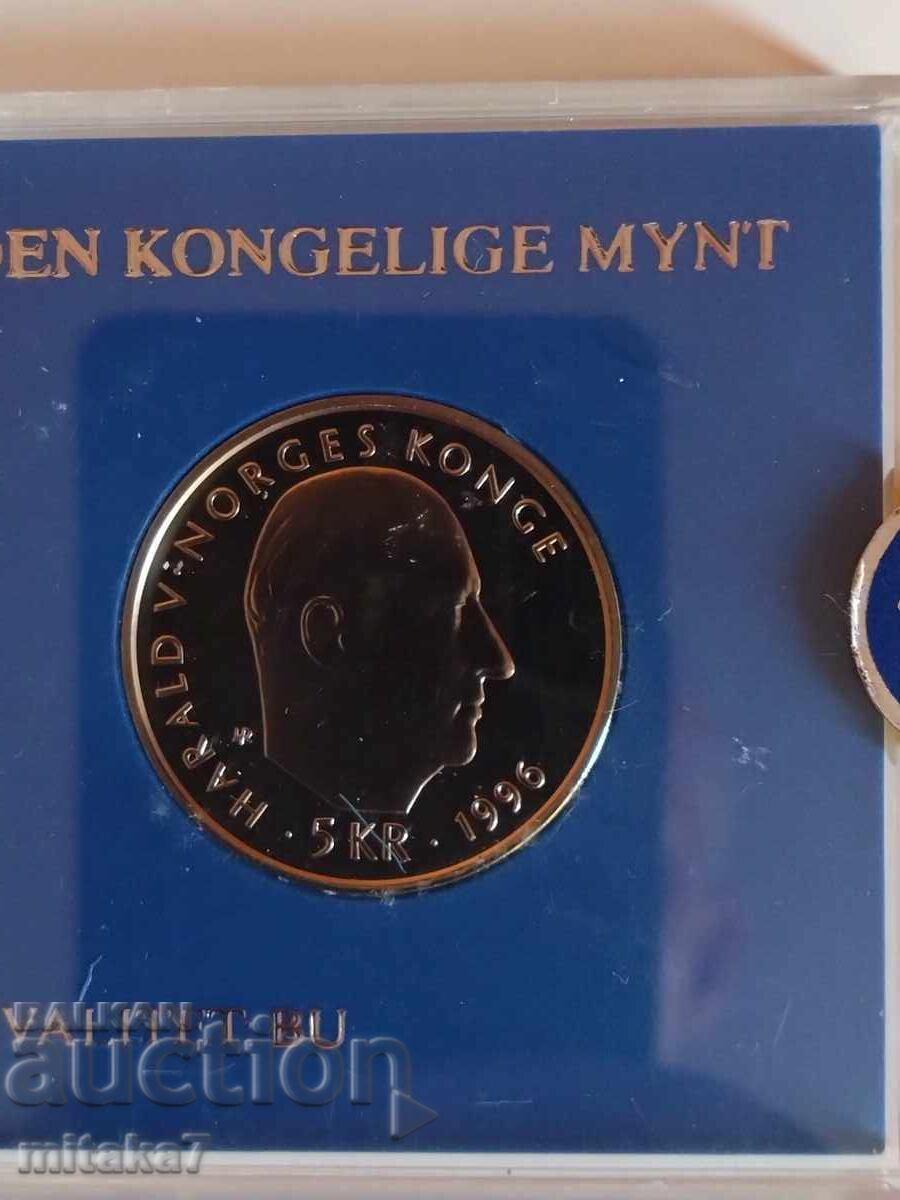 Παράδοση 5 κορώνες 1996, Νορβηγία Παράδοση 5 κορώνες 1996, Νορβηγία