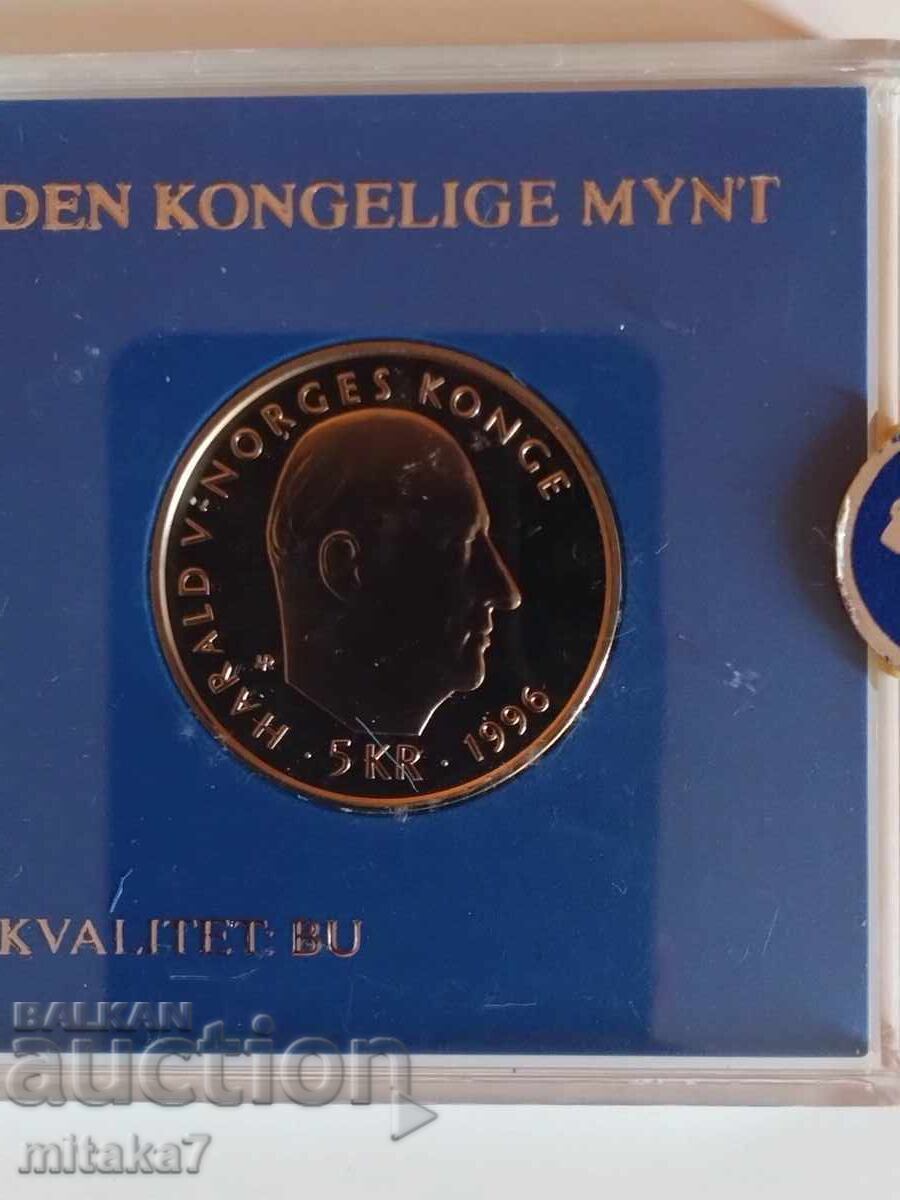 5 kroner 1996, Norway - 6