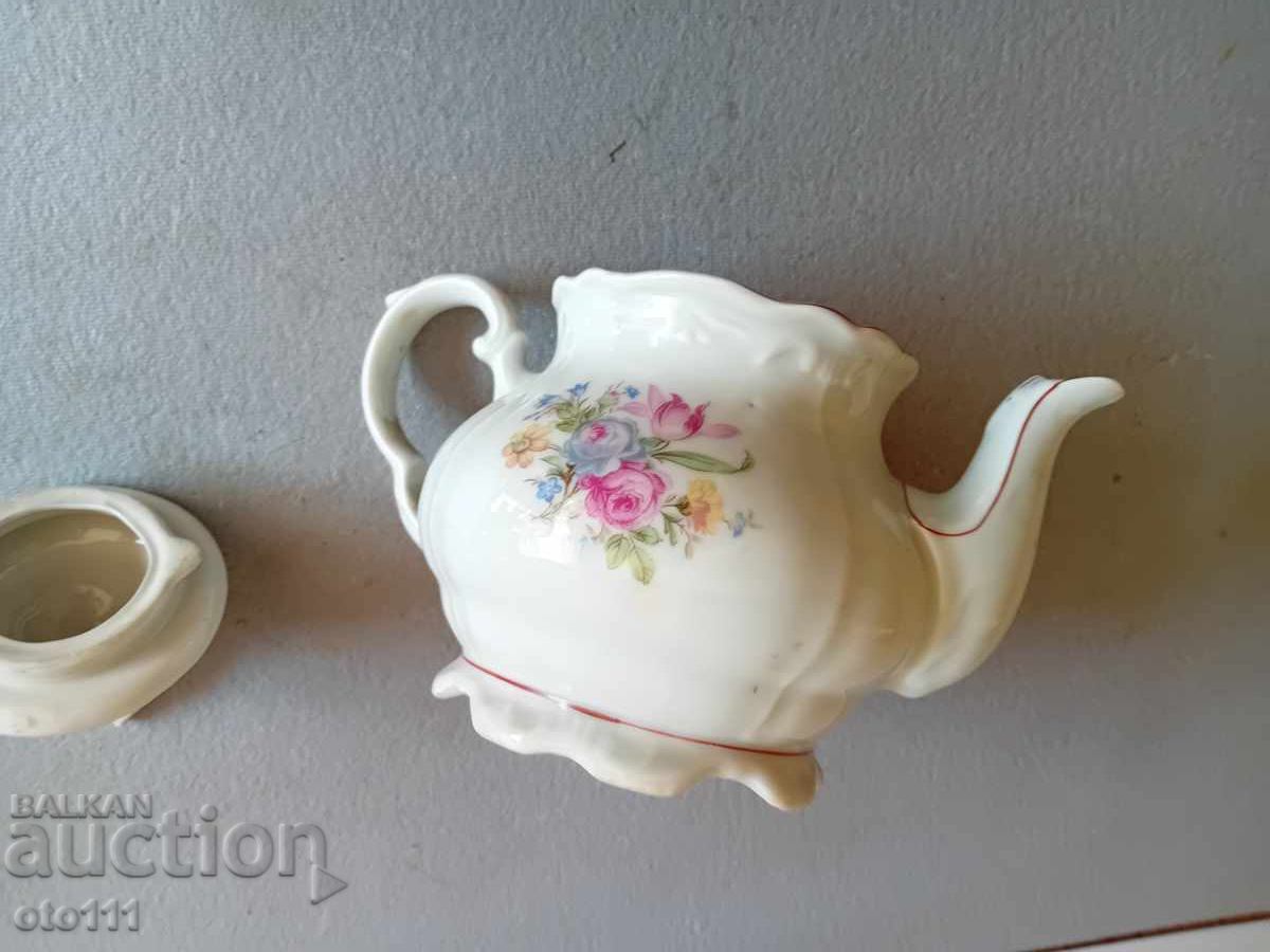 OLD PORCELAIN CAN - 5 OLD PORCELAIN CAN - 5