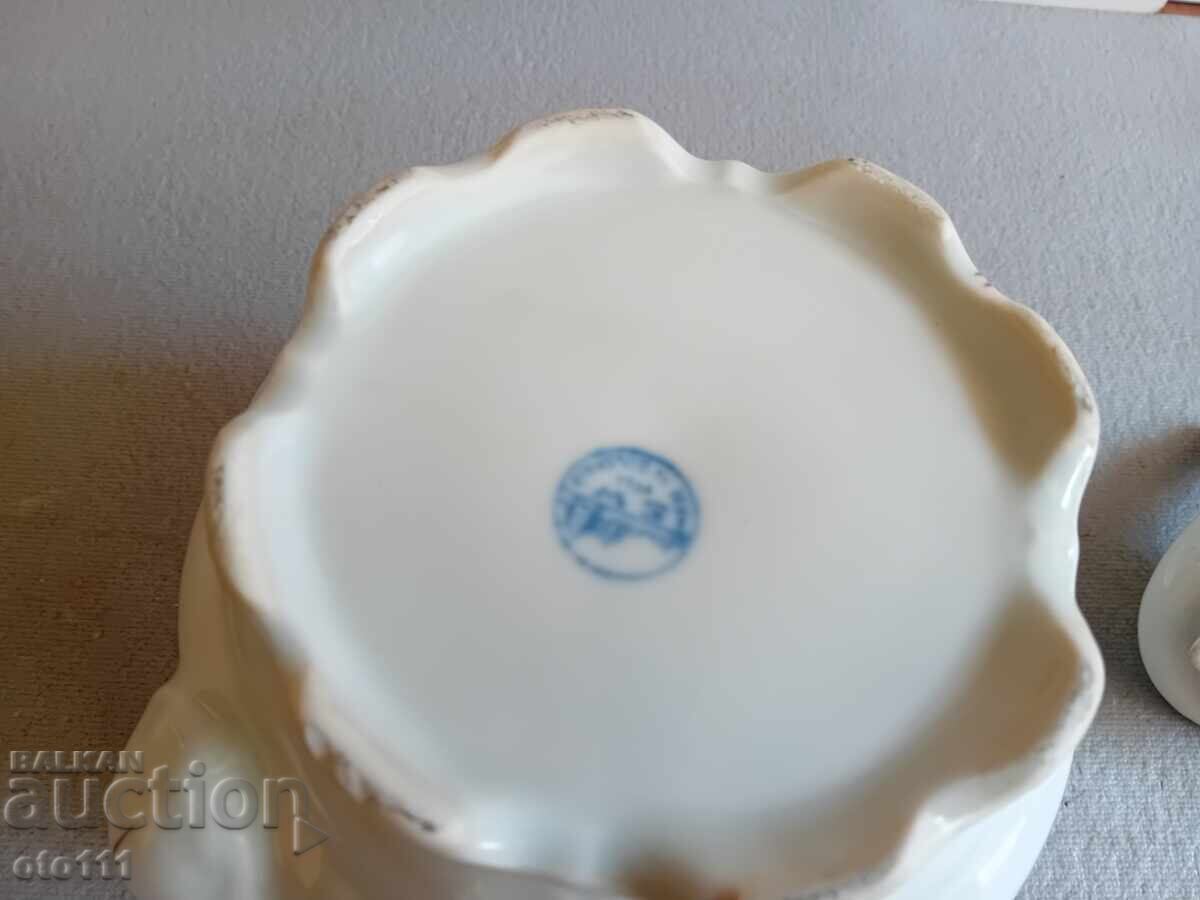 OLD PORCELAIN CAN - 7 OLD PORCELAIN CAN - 7