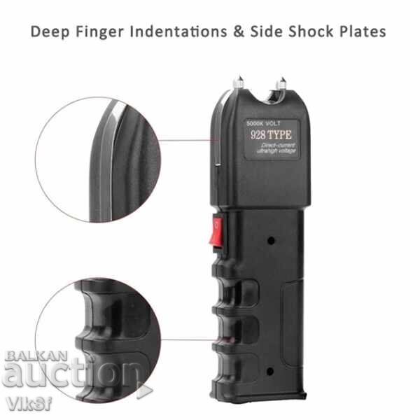 Delivery of Powerful Stun Gun 928, With cable and black case, 8000kW