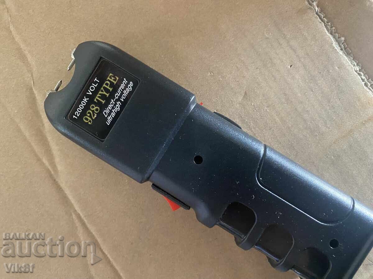 Powerful Stun Gun 928, With cable and black case, 8000kW - 6