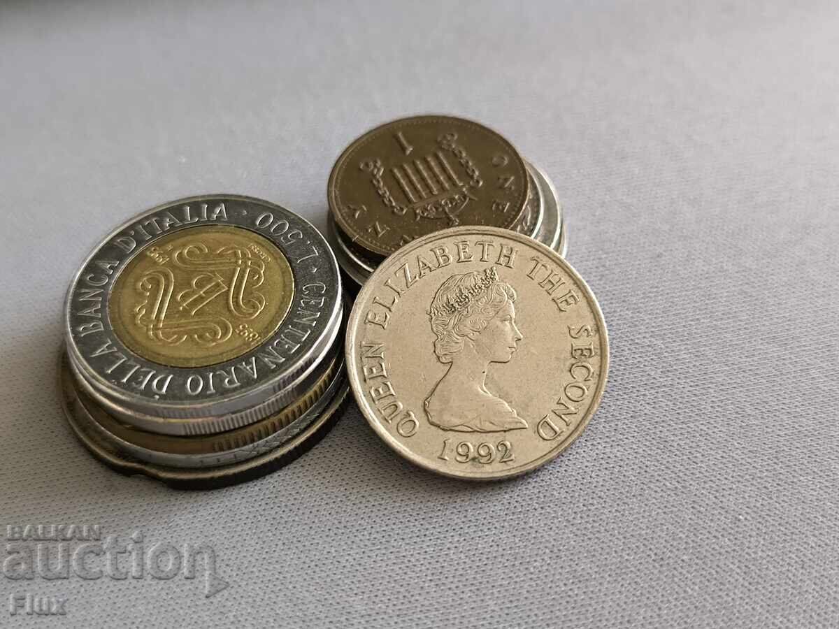 Νόμισμα - Νήσος Τζέρσεϊ - 10 πένες | 1992 με τιμή 5.65 BGN | € 2.89