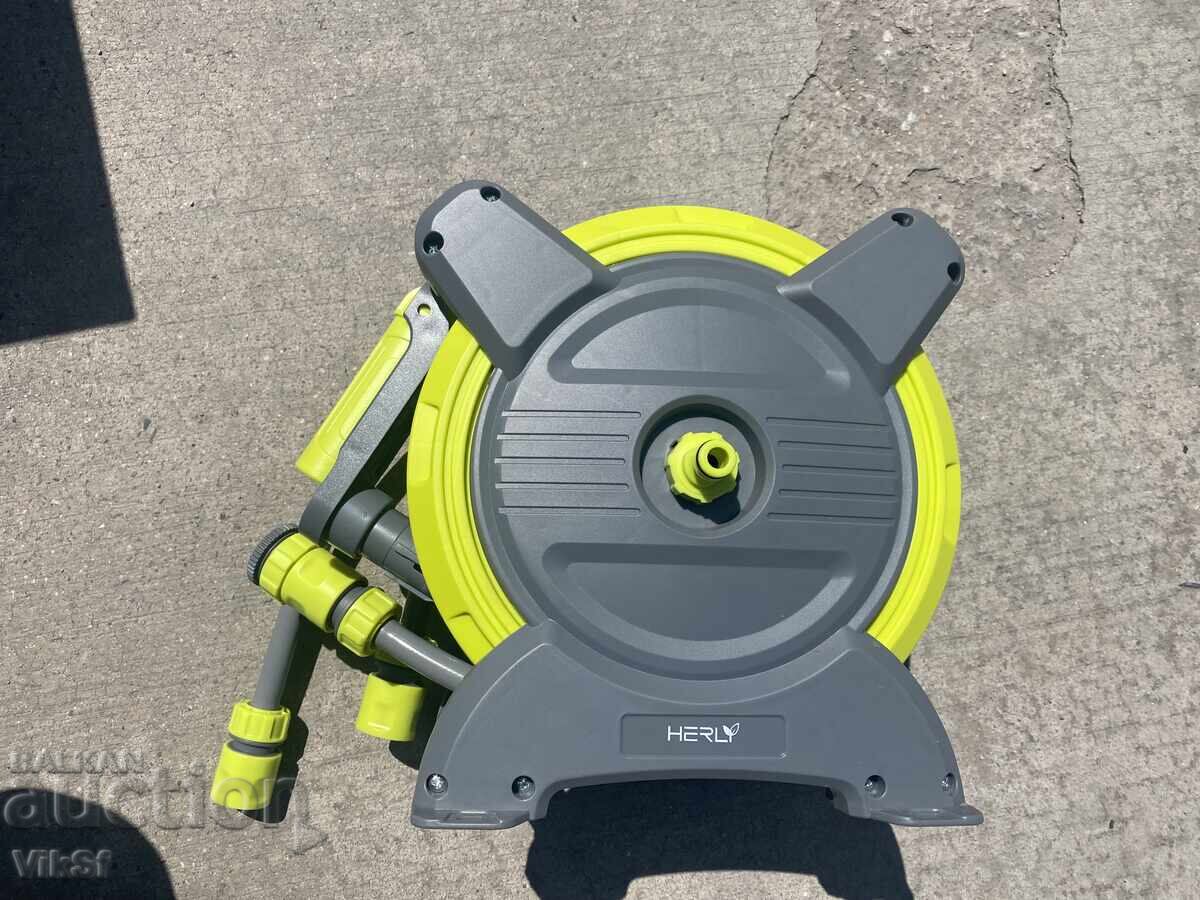 Delivery of HERLY Quick Hose Reel, set 15m+1m 1/2"+ Ko