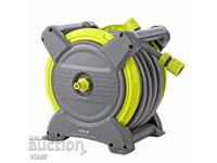 Tambur de furtun cu înfășurare rapidă HERLY, set 15m+1m 1/2"+ Ko