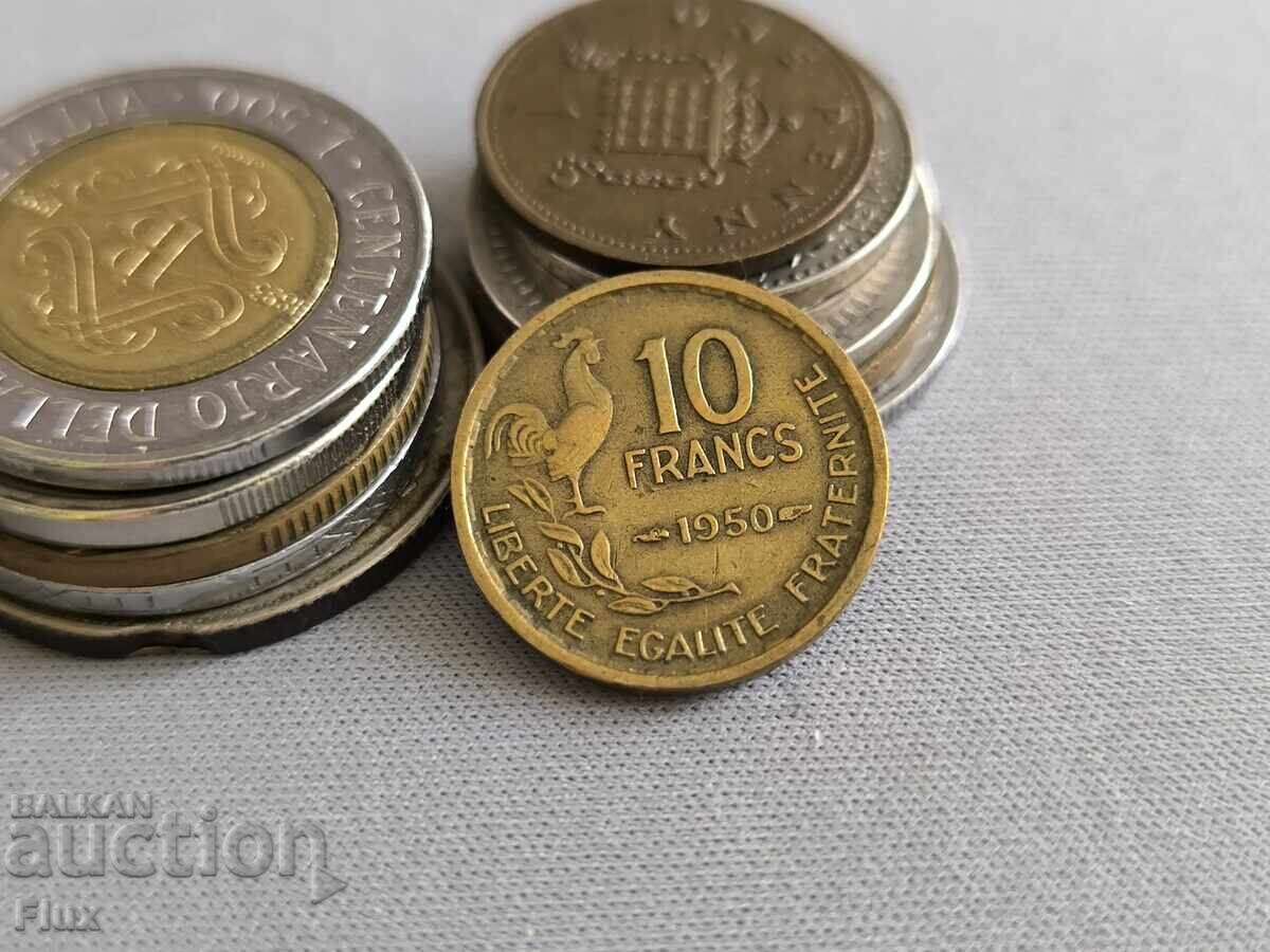 Монета - Франция - 10 франка | 1950г. Монета - Франция - 10 франка | 1950г.