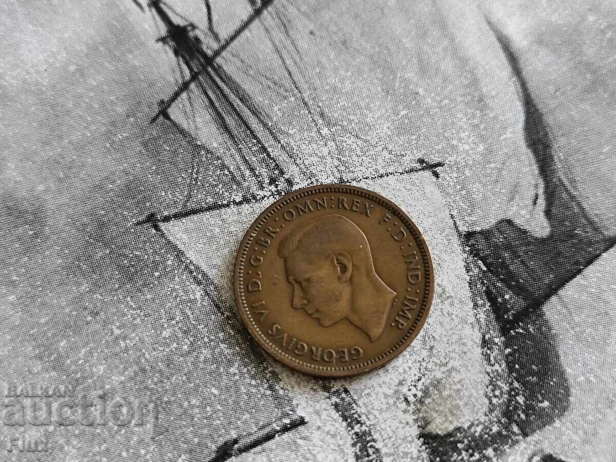 Νόμισμα - Ηνωμένο Βασίλειο - 1/2 (μισό) πένι | 1937 με τιμή 4.65 BGN | € 2.38