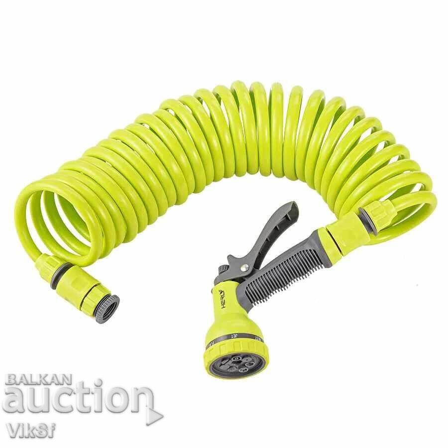 Spiral hose 7.5m - 5/16" HERLY-S, set with Gun - 6 Spiral hose 7.5m - 5/16" HERLY-S, set with Gun - 6