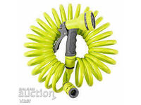 Furtun spiralat 7.5m - 5/16" HERLY-S, set cu Pistol