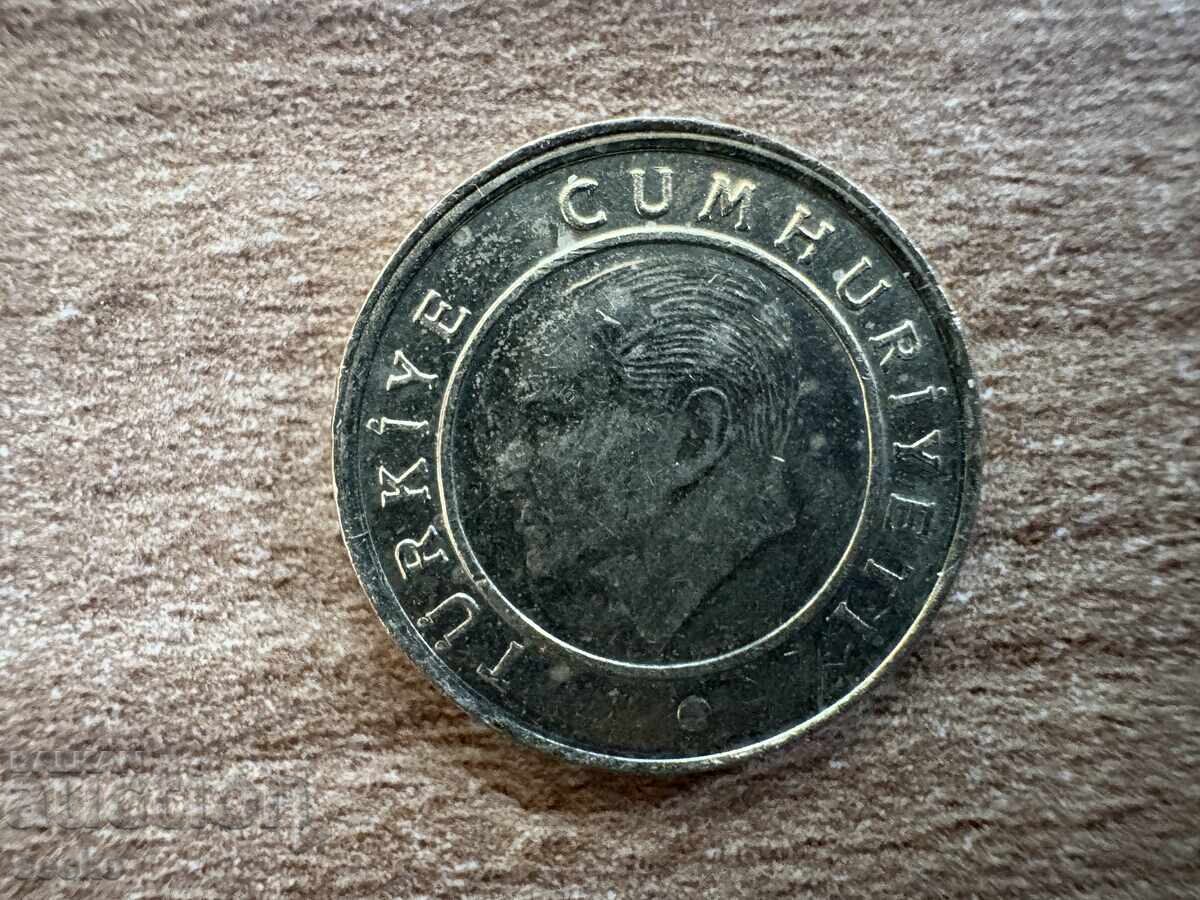 Турция - 5 куруша (2016) с цена 0.12 лв. | € 0.06 Турция - 5 куруша (2016) с цена 0.12 лв. | € 0.06