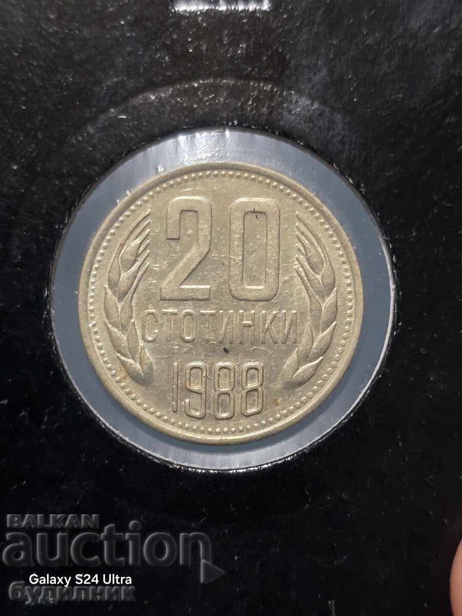 Coin 20k 1988. BZC. I am listing over 100 Auctions. Take a look with price 2.99 BGN | € 1.53 Coin 20k 1988. BZC. I am listing over 100 Auctions. Take a look with price 2.99 BGN | € 1.53