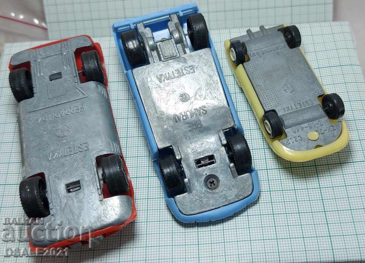 Aesthetic of Porsche, Ferrari, Samurai, toy car 3pcs. ds1374 with price 32.00 BGN | € 16.36