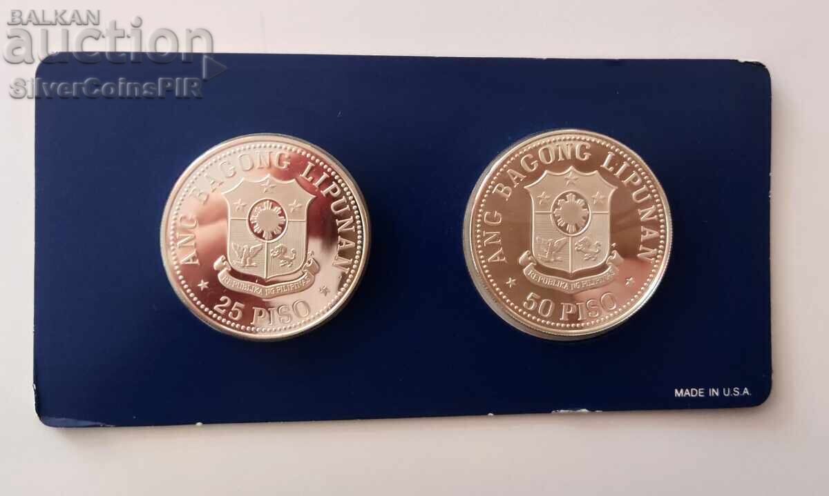 Silver Proof Set Manuel Quezon 1978 Philippines with price 320.00 BGN | € 163.61 Silver Proof Set Manuel Quezon 1978 Philippines with price 320.00 BGN | € 163.61