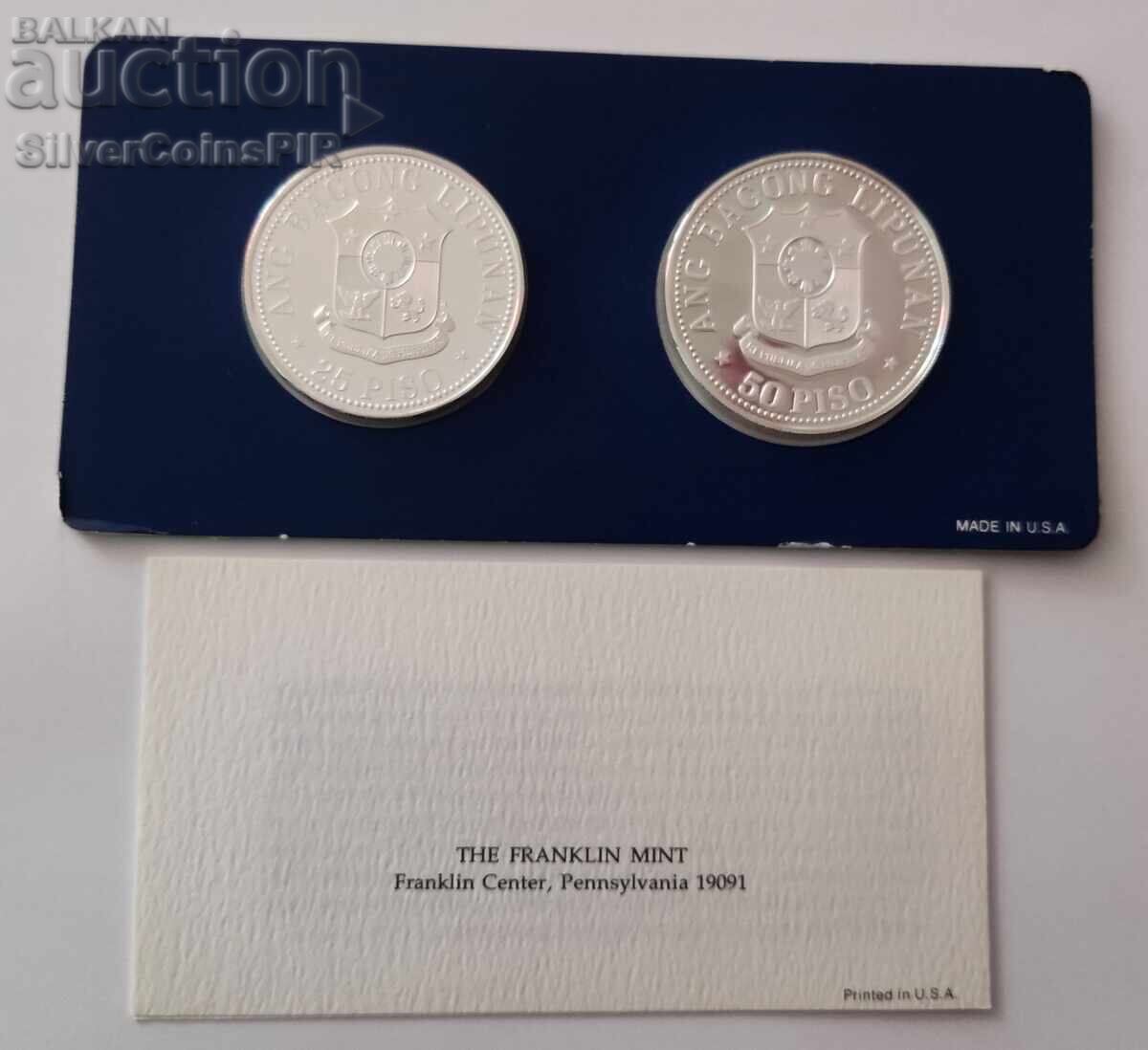 Delivery of Silver Proof Set Manuel Quezon 1978 Philippines Delivery of Silver Proof Set Manuel Quezon 1978 Philippines