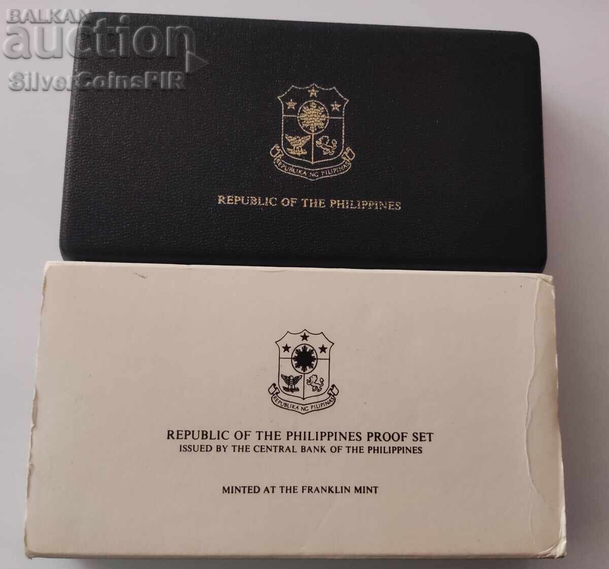 Silver Proof Set Manuel Quezon 1978 Philippines - 6 Silver Proof Set Manuel Quezon 1978 Philippines - 6