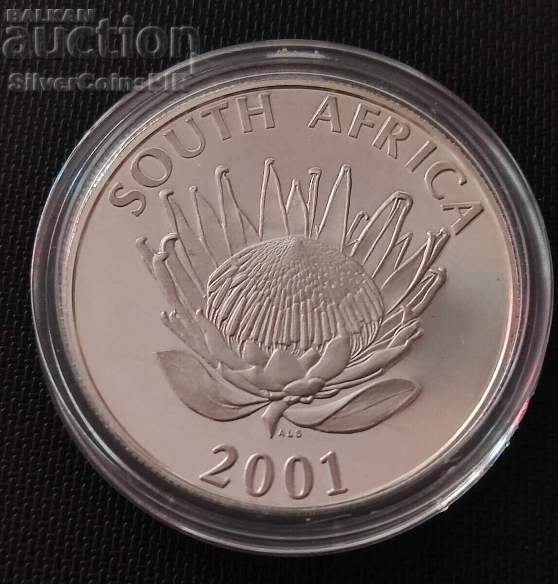 Silver 1 Rand Tourism 2001 South Africa - 6