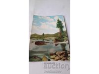 Ταχυδρομική κάρτα Σμόλιαν Λίμνες Σμολιάν 1963