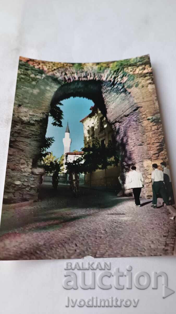 Postcard Hisarya Western Gate 1962 Postcard Hisarya Western Gate 1962