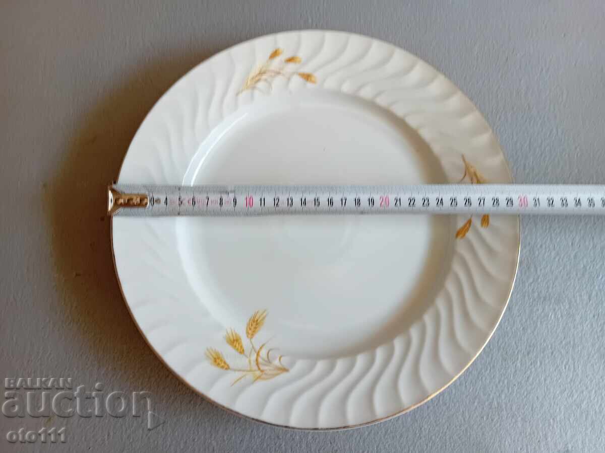 OLD PORCELAIN PLATTER, BOWL