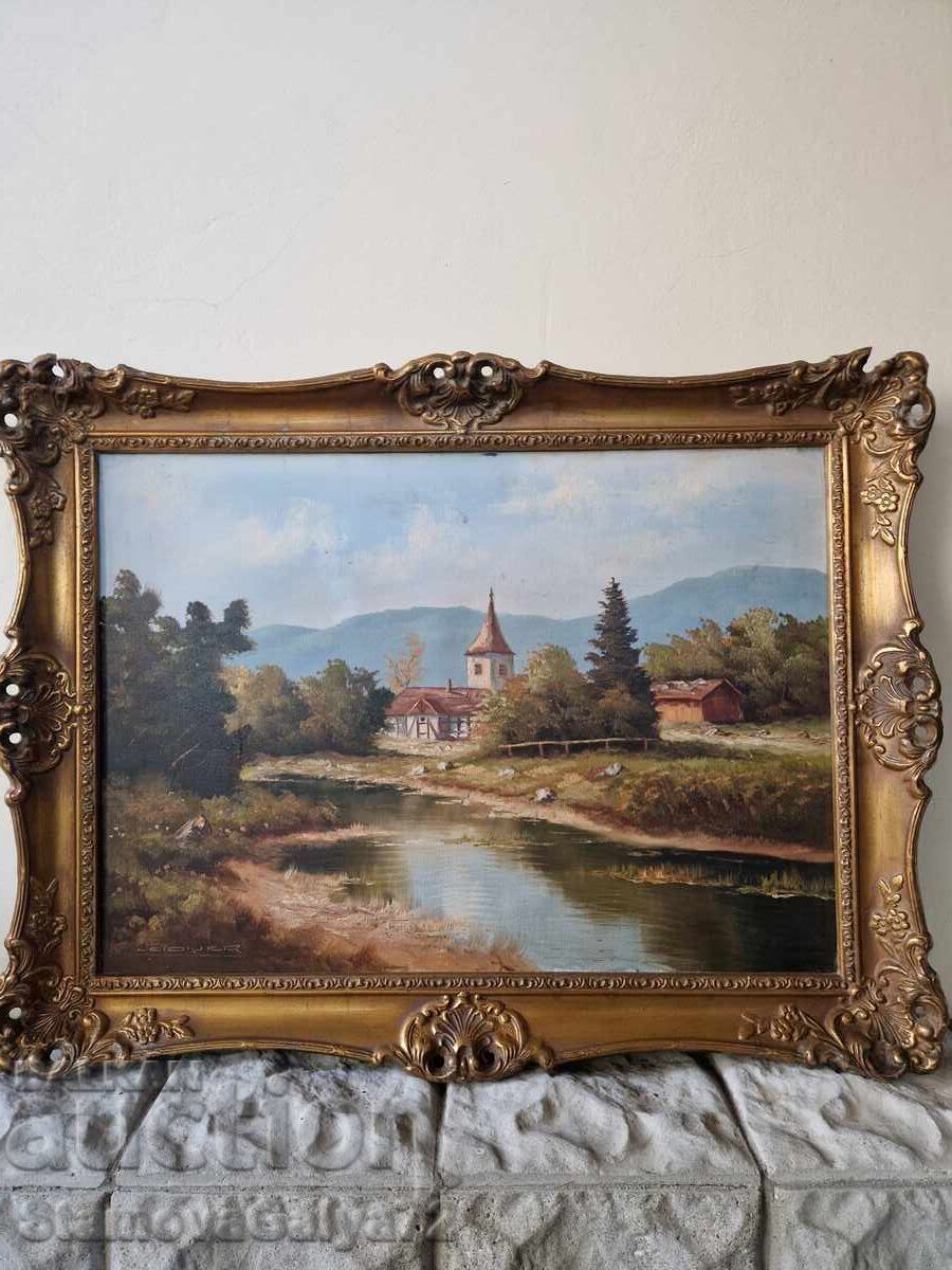 Beautiful antique Dutch original oil painting with price € 151.85 | 296.99 BGN