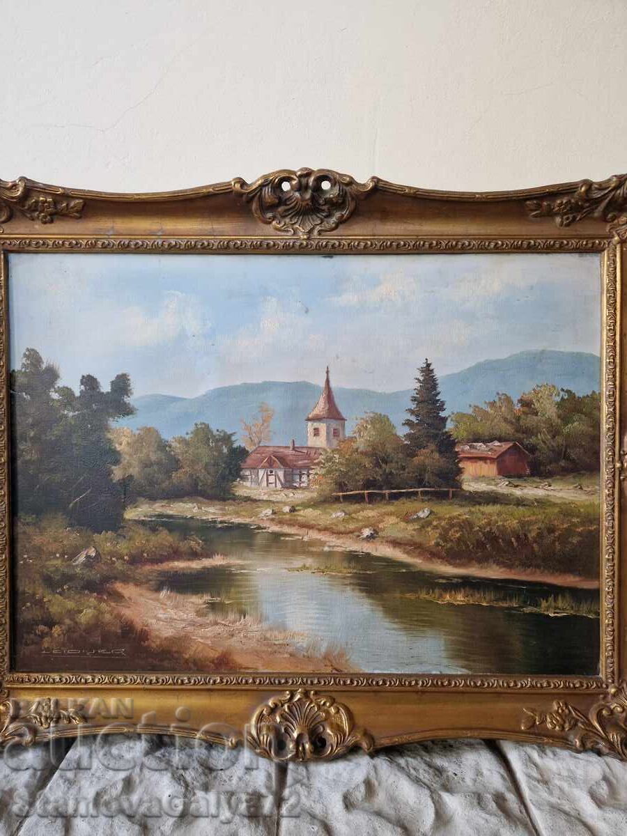 Licitație Minunată pictură antică olandeză, de autor, ulei