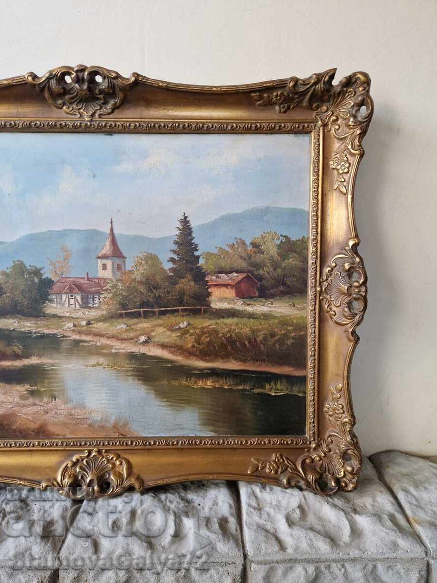Delivery of Beautiful antique Dutch original oil painting