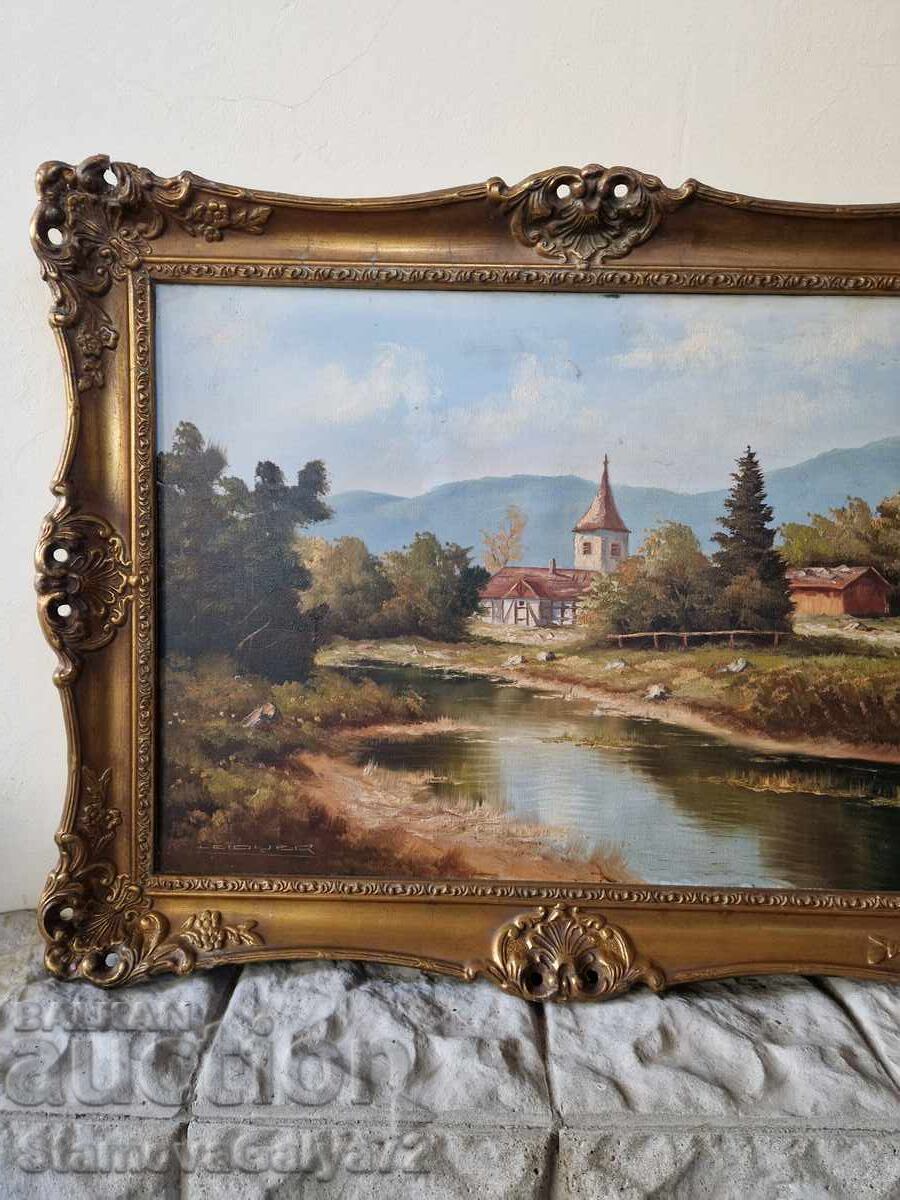 Beautiful antique Dutch original oil painting - 5