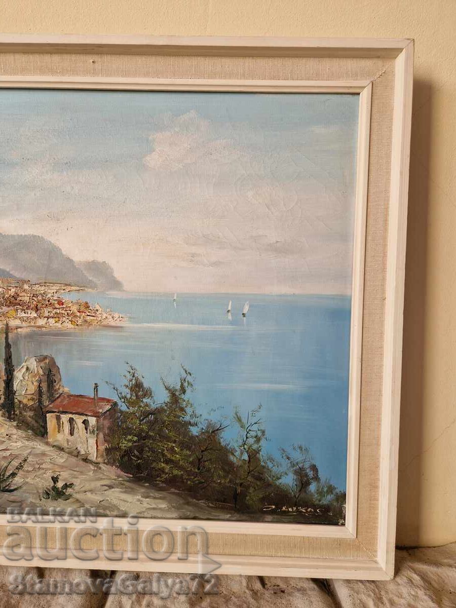 Licitație Minunat pictură antică în ulei pe pânză Licitație Minunat pictură antică în ulei pe pânză