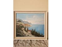 Wonderful antique oil on canvas painting