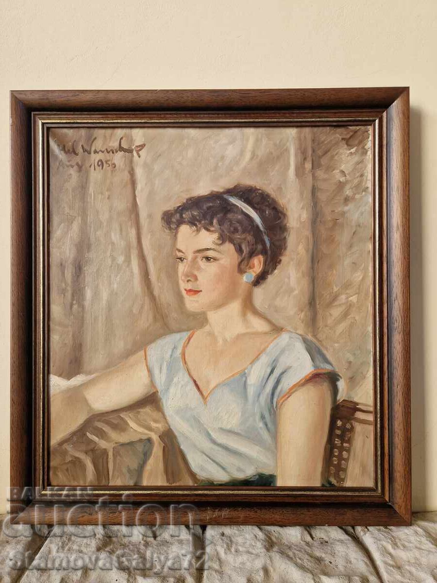 Superb antique original oil painting with price € 136.00 | 265.99 BGN Superb antique original oil painting with price € 136.00 | 265.99 BGN