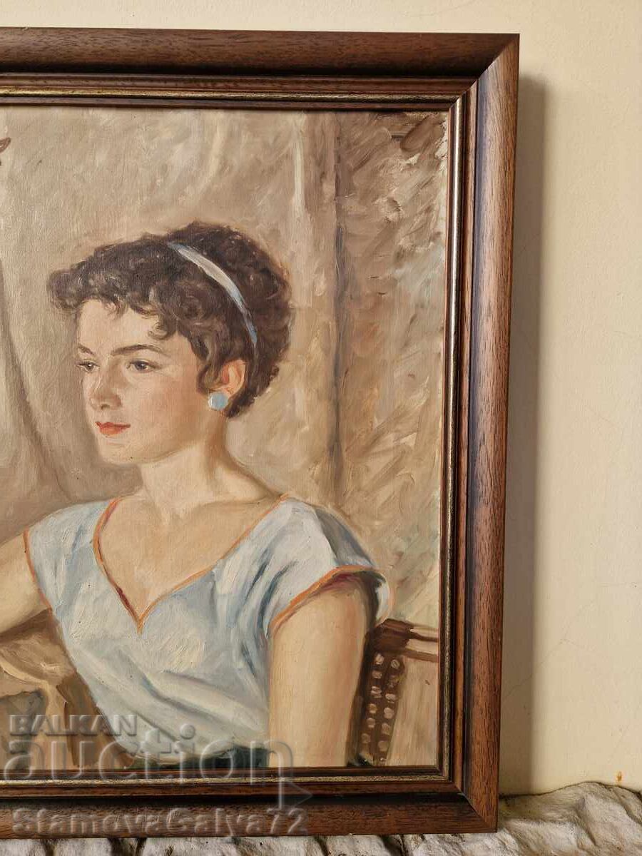 Delivery of Superb antique original oil painting