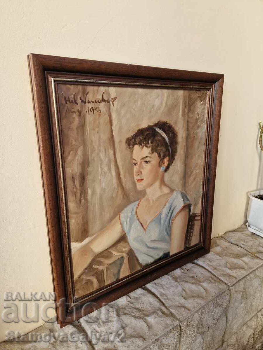 Superb antique original oil painting - 5 Superb antique original oil painting - 5