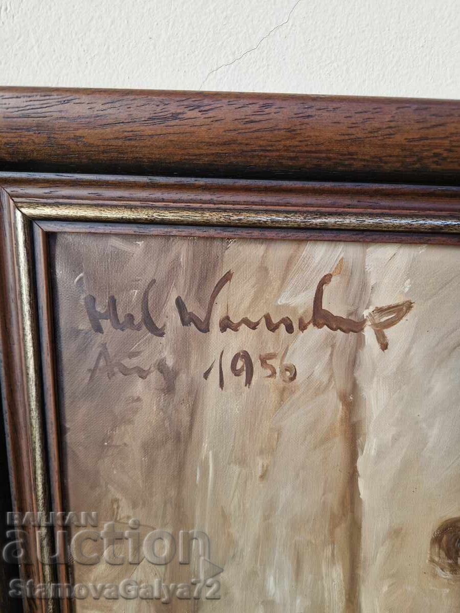 Superb antique original oil painting - 7 Superb antique original oil painting - 7