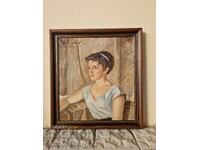 Превъзходна антикварна авторска картина масло