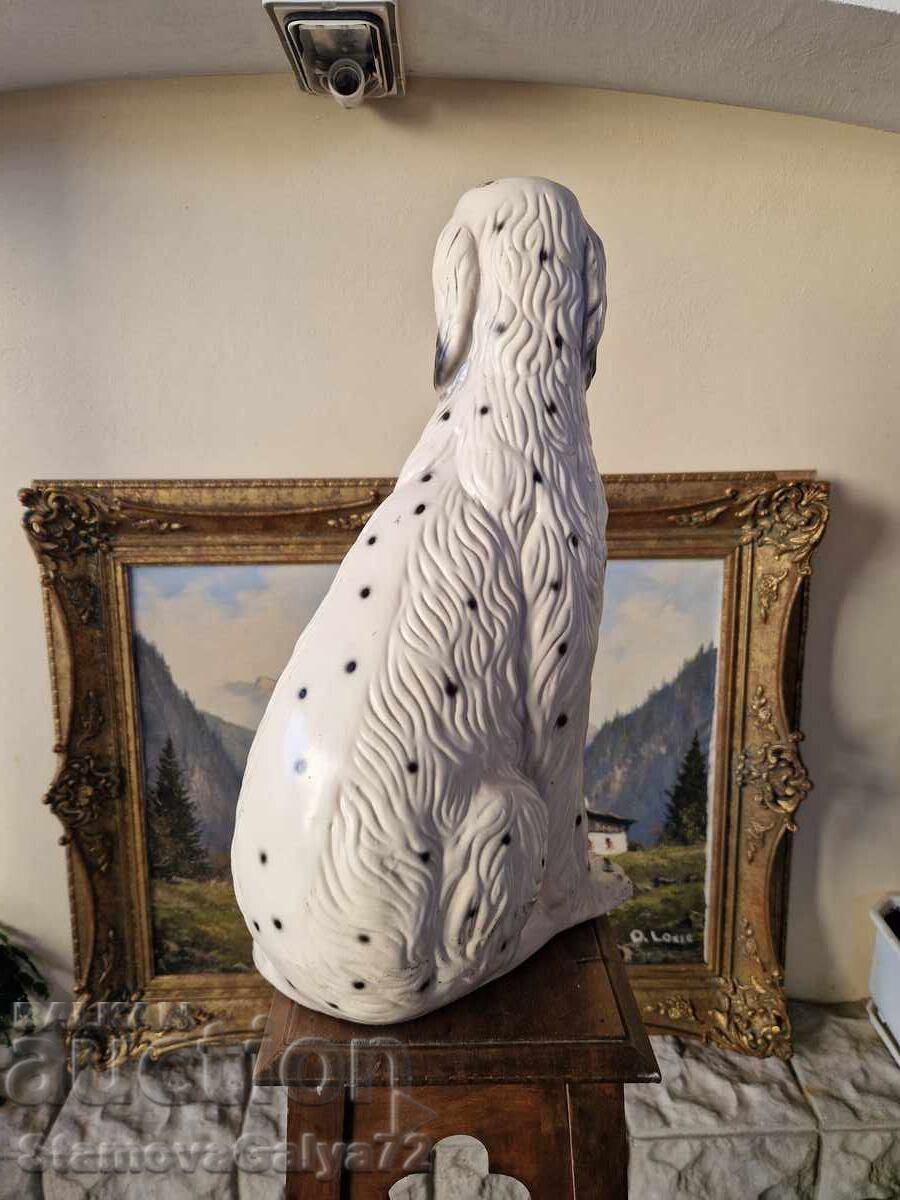 Mare figurină ceramică antică englezească unică - 7