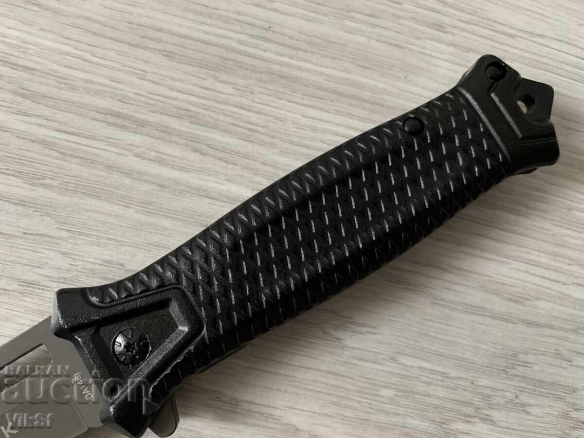 Аукцион Сгъваем автоматичен нож Buck-Da148-90х225 мм Black eddition