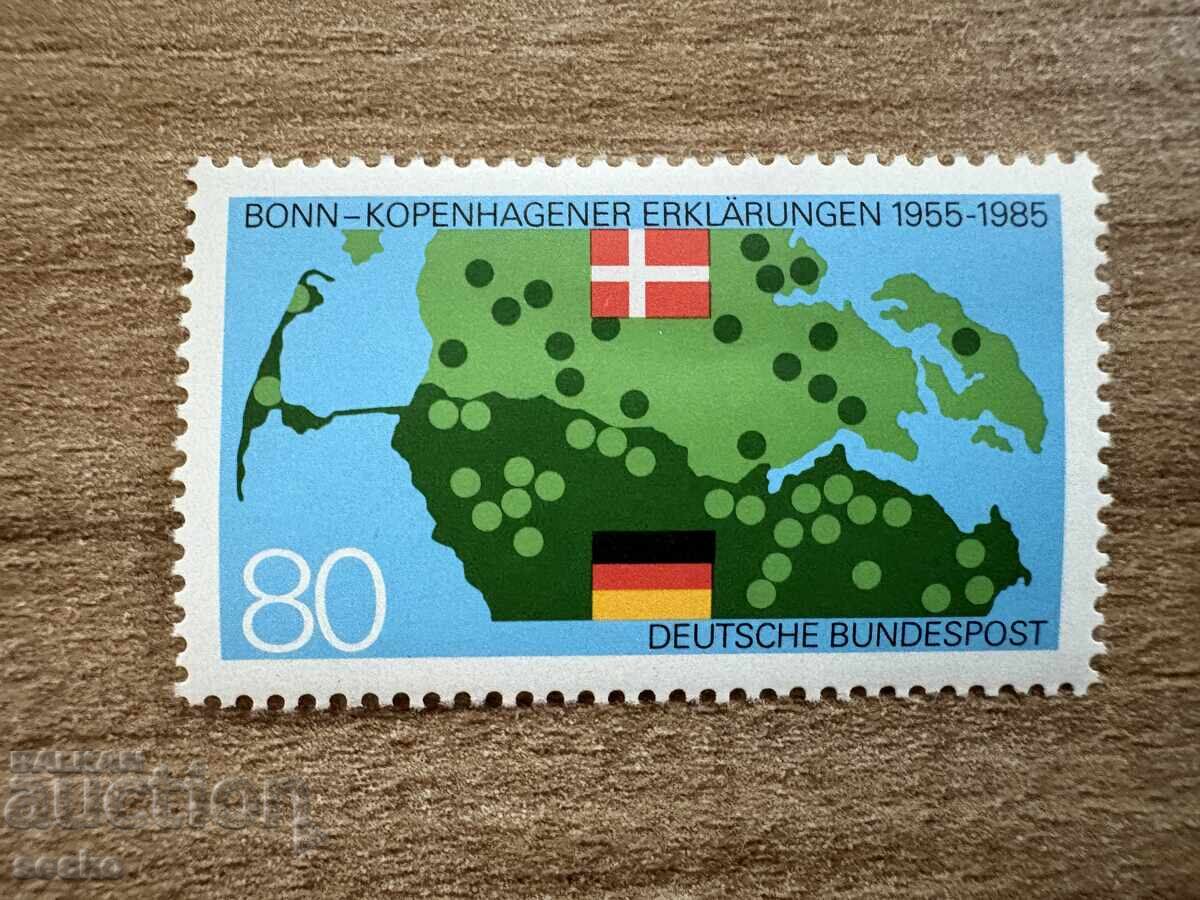 West Germany - 30 pfennig Bonn-Copenhagen Declaration (1985) MNH
