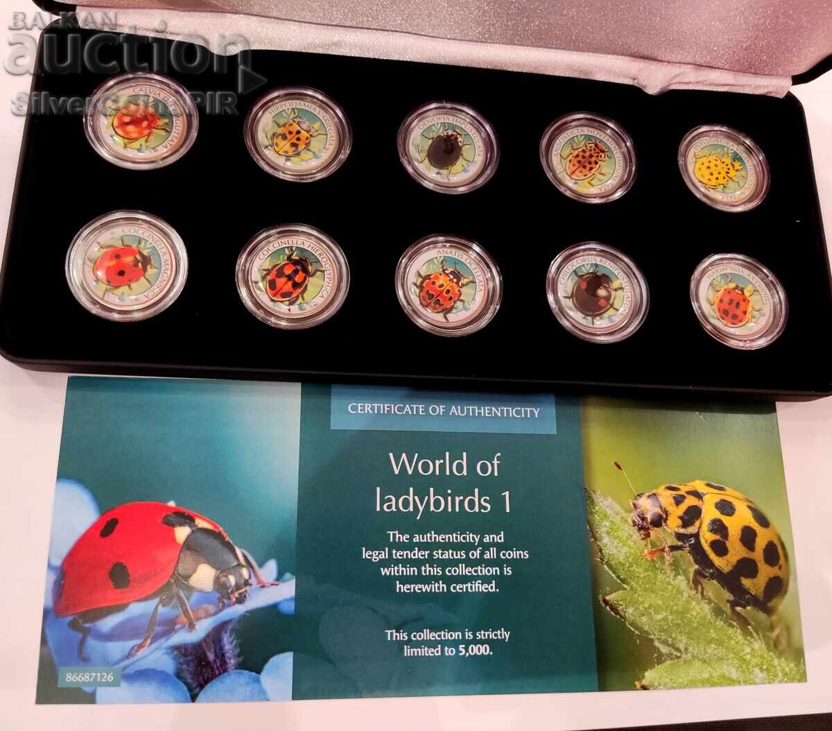 Kalinka Set: 10 Coins with Coloring Kalinka Set: 10 Coins with Coloring