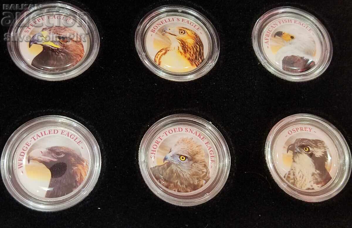 Set of Eagles 10 Coins with Coloring with price 85.00 BGN | € 43.46 Set of Eagles 10 Coins with Coloring with price 85.00 BGN | € 43.46