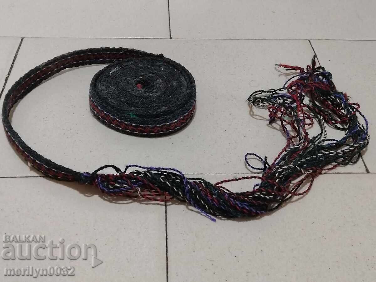 Old hand-woven belt 2.65 meters sash belt folk costume with price 95.00 BGN | € 48.57