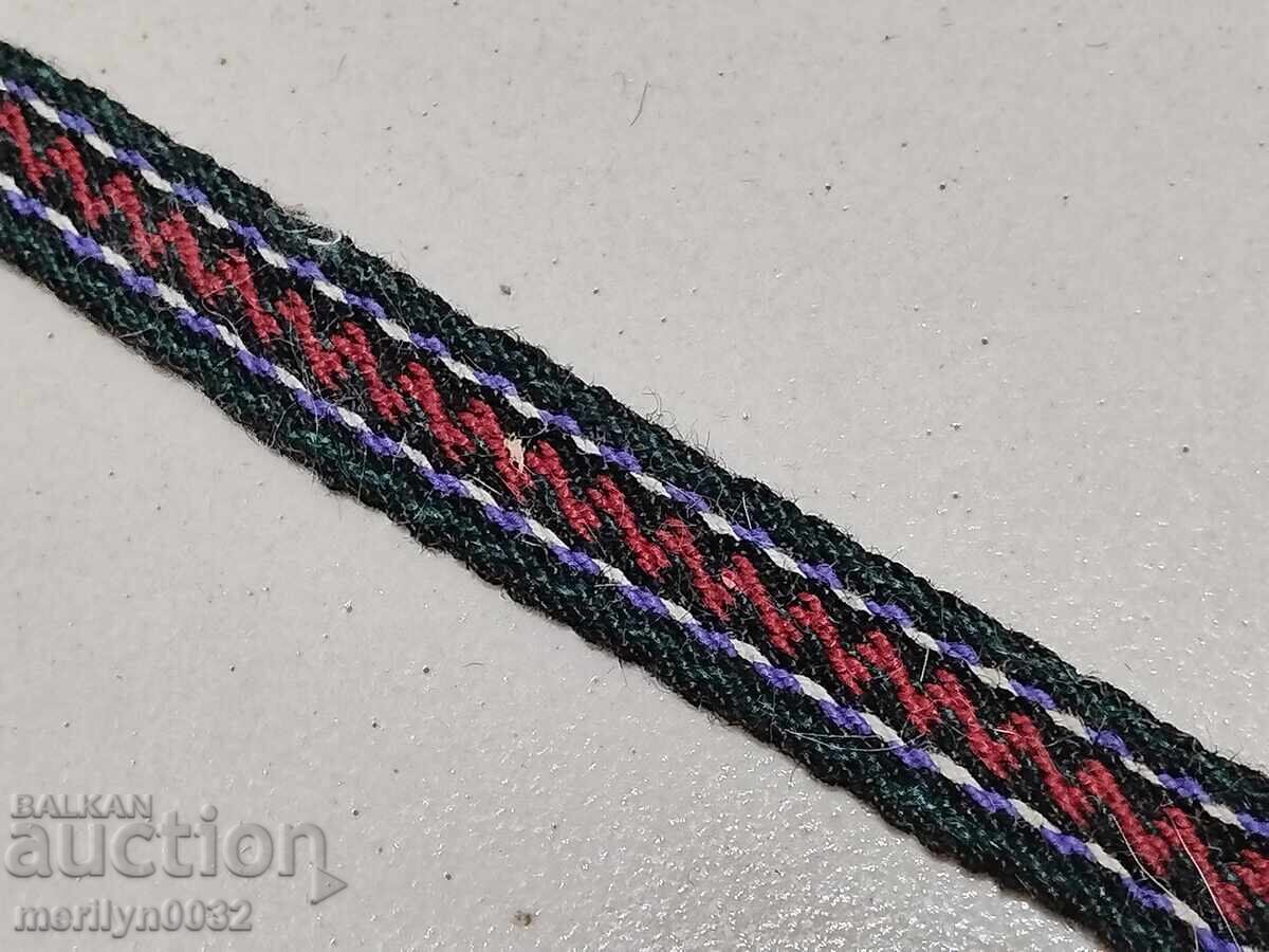 Delivery of Old hand-woven belt 2.65 meters sash belt folk costume