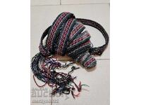 Old hand-woven belt 2.65 meters sash belt folk costume