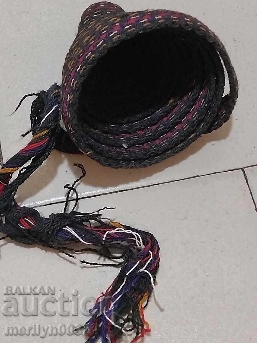 Παλιό χειροποίητο υφαντό ζωνάκι 2.65 μέτρα ζώνη κορσές φορεσιά - 5 Παλιό χειροποίητο υφαντό ζωνάκι 2.65 μέτρα ζώνη κορσές φορεσιά - 5