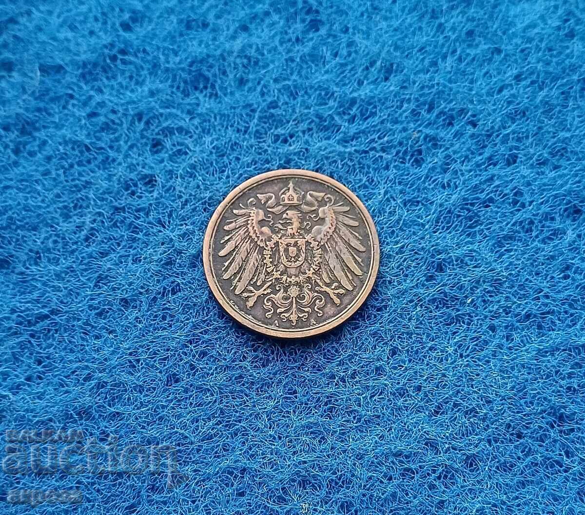 2 πφέννιχ Γερμανία 1910/Α με τιμή 2.80 BGN | € 1.43