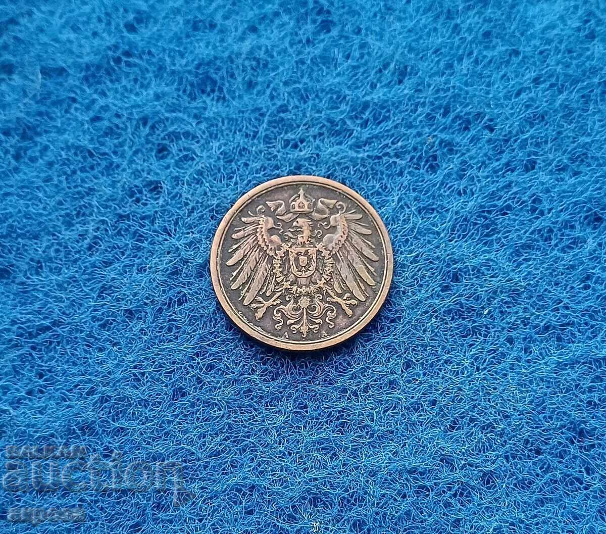 2 πφέννιχ Γερμανία 1910/Α με τιμή € 1.45 | 2.84 BGN 2 πφέννιχ Γερμανία 1910/Α με τιμή € 1.45 | 2.84 BGN